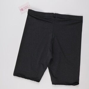Sweet Hearts Bike Shorts Black Solid Large NWT